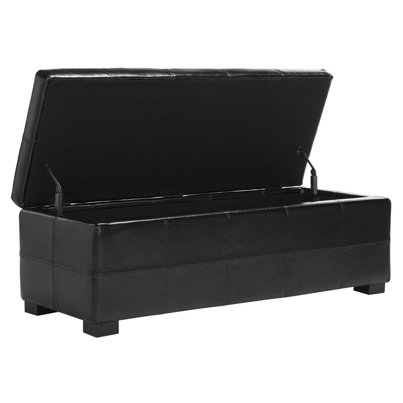 Latitude Run® Maiden Upholstered Flip Top Storage Bench And Reviews Wayfair